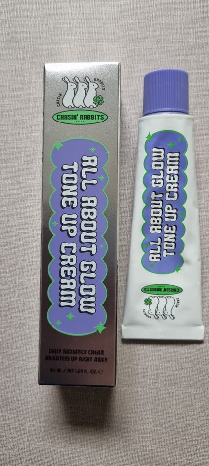 オールアバウトグロウトーンアップクリーム/CHASIN'RABBITS/化粧下地を使ったクチコミ(1枚目)