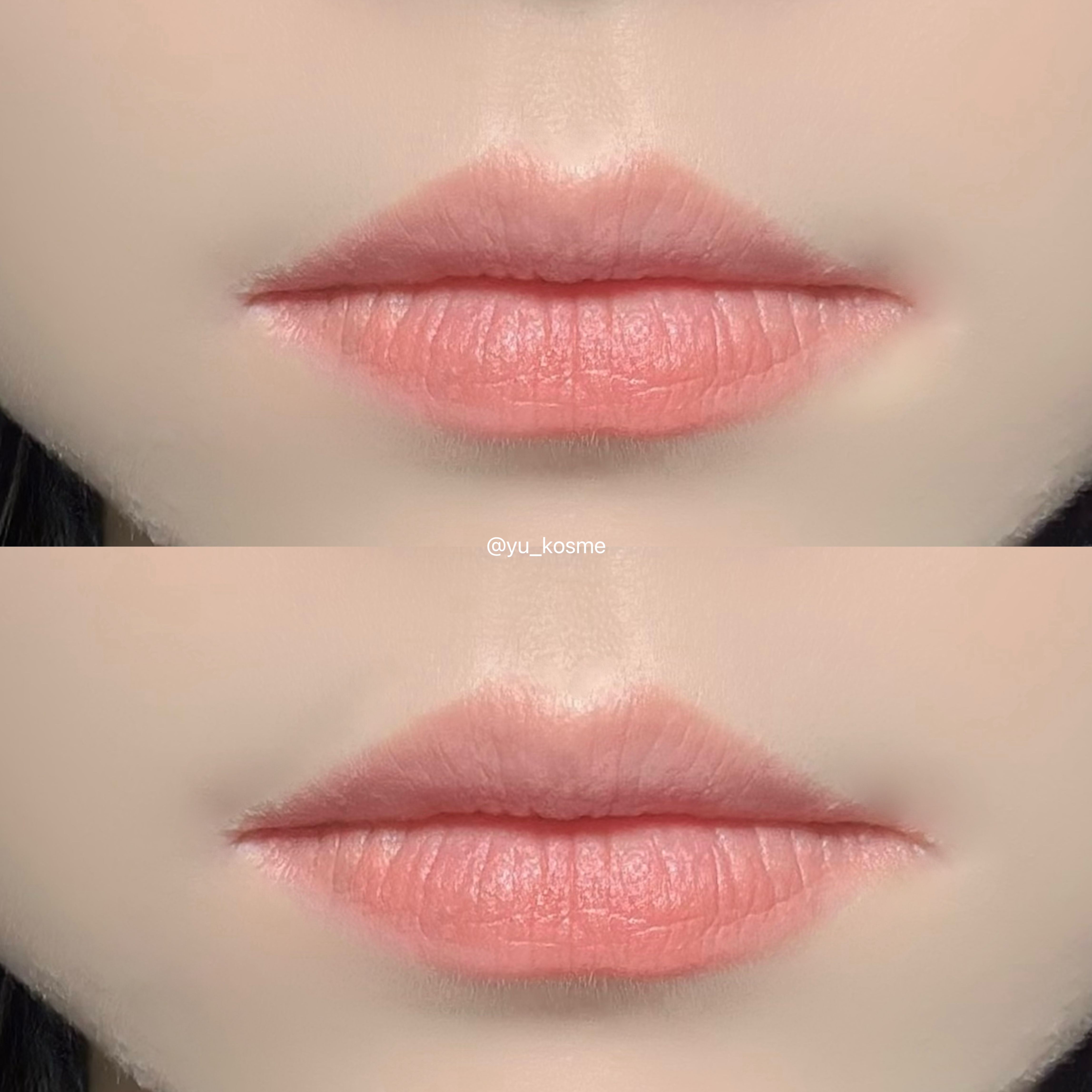 クリームドゥローズティント/dasique/リップティントを使ったクチコミ（3枚目）