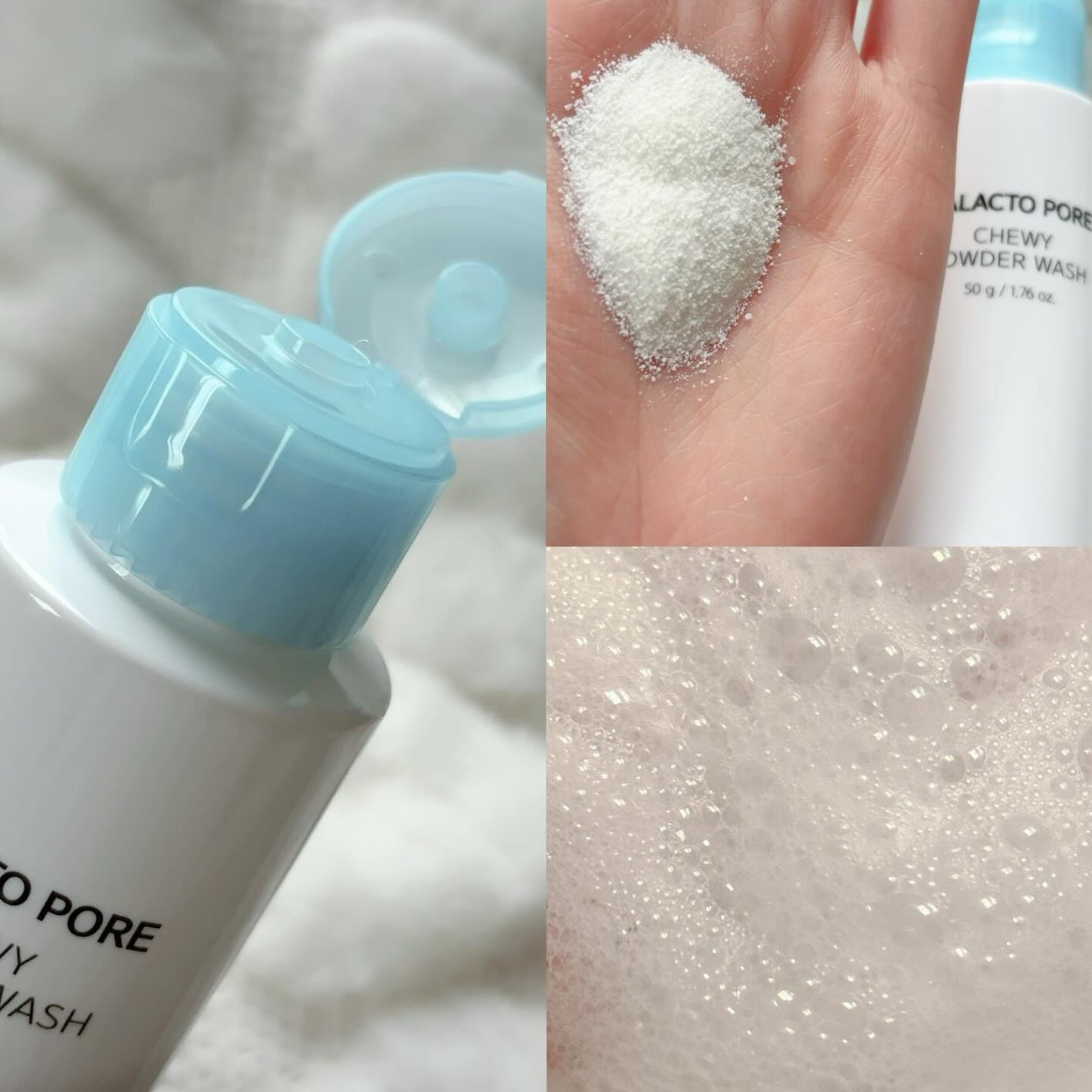 サミュ ガラクトポア チューイー パウダーウォッシュ/SAM'U/洗顔パウダーを使ったクチコミ(2枚目)