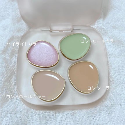 トーン ペタル フロート フローレス タッチ/to/one/パレットコンシーラーを使ったクチコミ(2枚目)