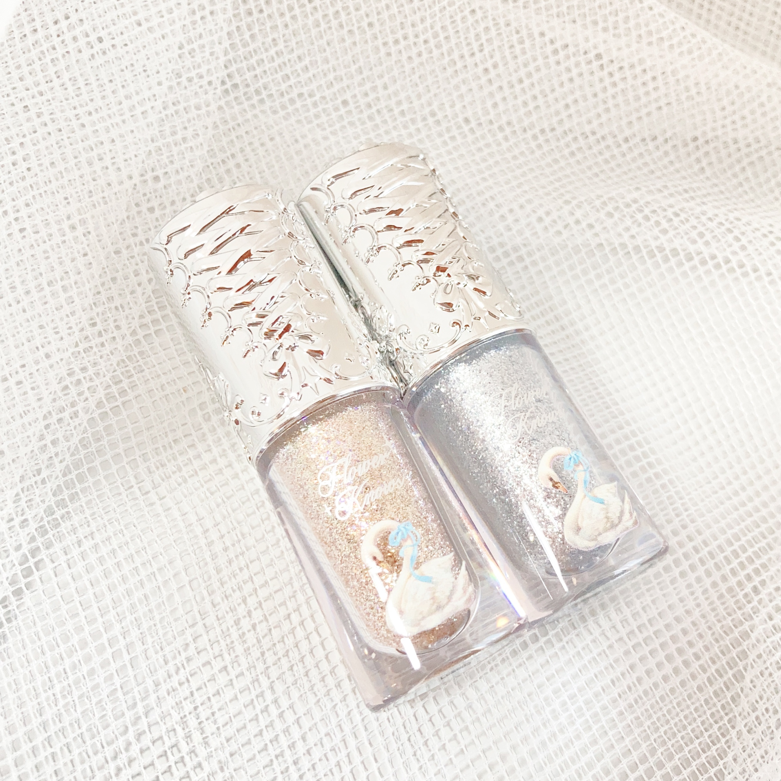 フラワーノーズ スワンバレエシリーズ リキッドアイシャドウ/FlowerKnows/リキッドアイシャドウを使ったクチコミ（2枚目）