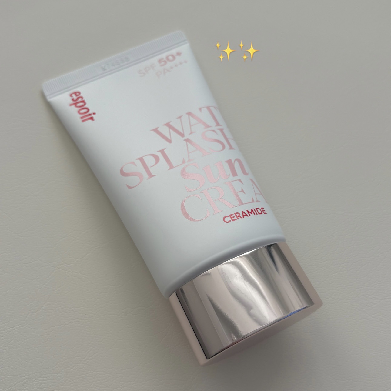 ウォータースプラッシュサンクリーム セラミド/espoir/日焼け止めクリームを使ったクチコミ（1枚目）
