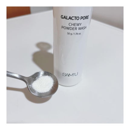 サミュ ガラクトポア チューイー パウダーウォッシュ/SAM'U/洗顔パウダーを使ったクチコミ(2枚目)