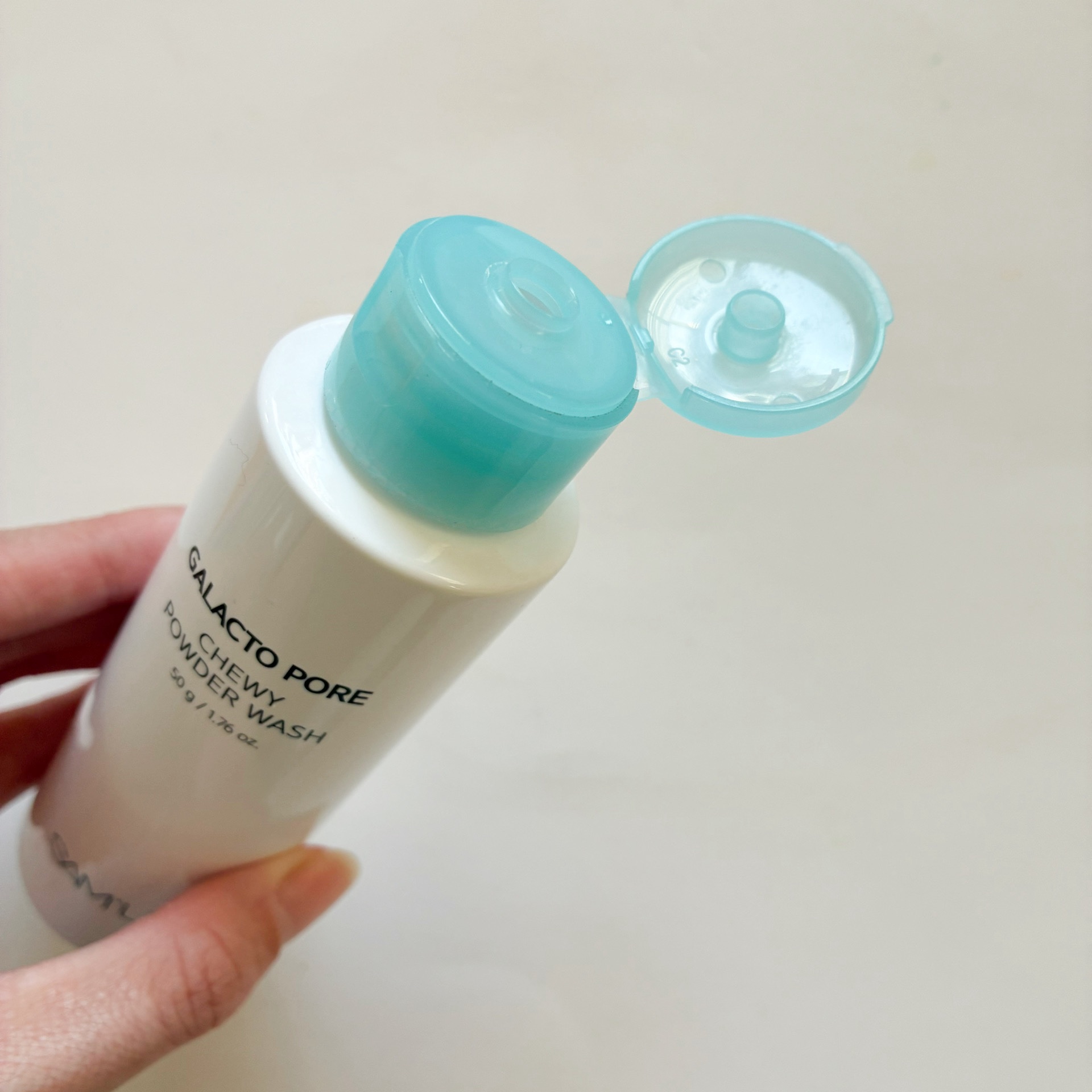 サミュ ガラクトポア チューイー パウダーウォッシュ/SAM'U/洗顔パウダーを使ったクチコミ（2枚目）