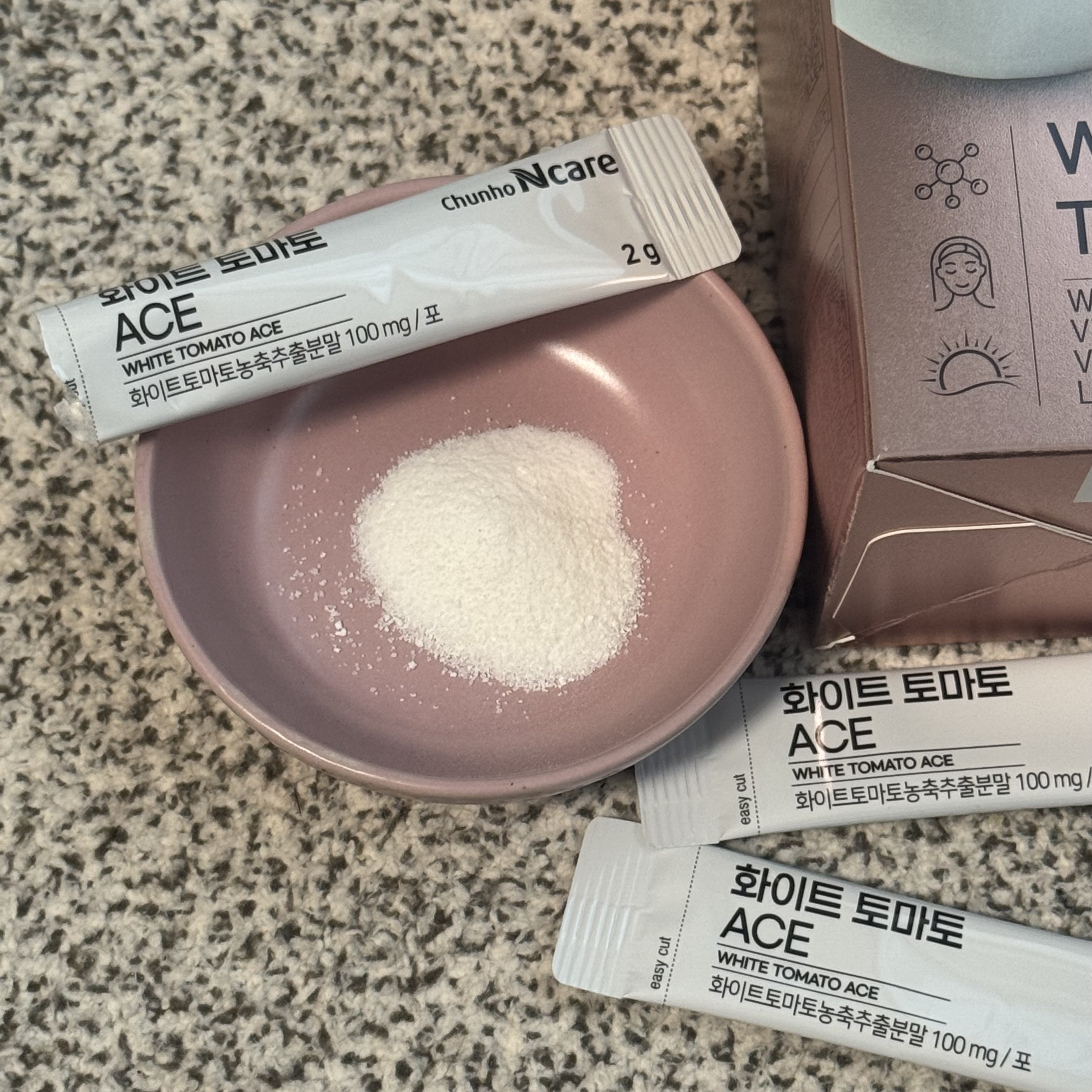  ホワイトトマト ACE 1box 30包/ChunhoNcare/美容サプリメントを使ったクチコミ（2枚目）