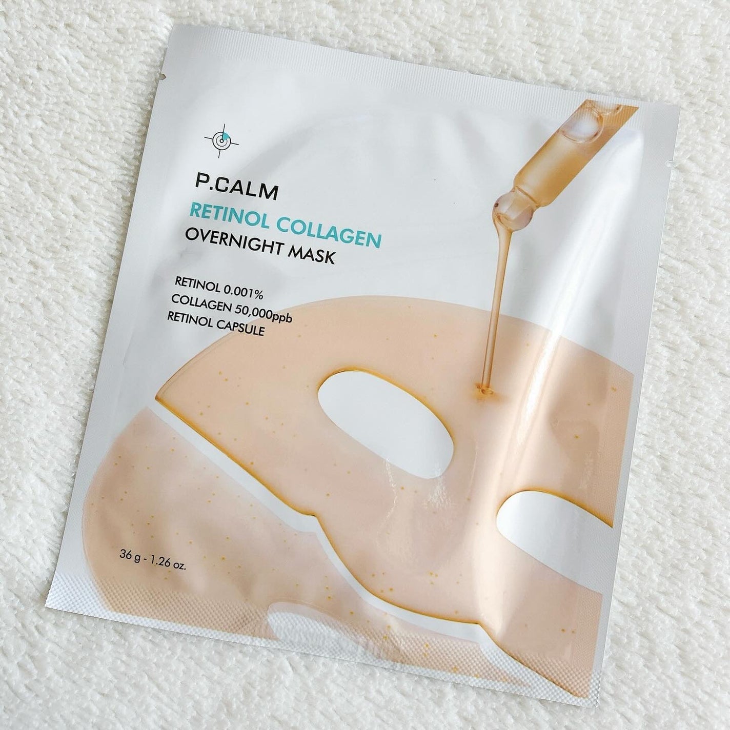 レチノール コラーゲン オーバーナイト マスク/P.CALM/シートマスク・パックを使ったクチコミ(2枚目)