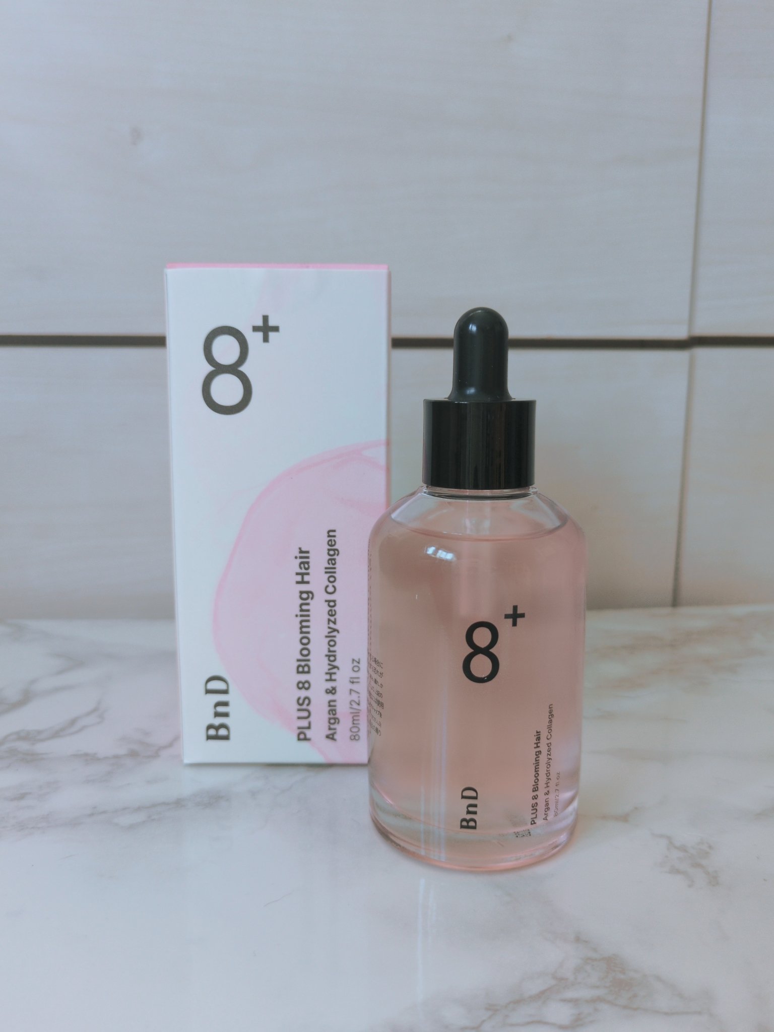 8+ブルーミングヘアオイル　ナチュラルフローラルの香り/BnD/ヘアオイルを使ったクチコミ（1枚目）