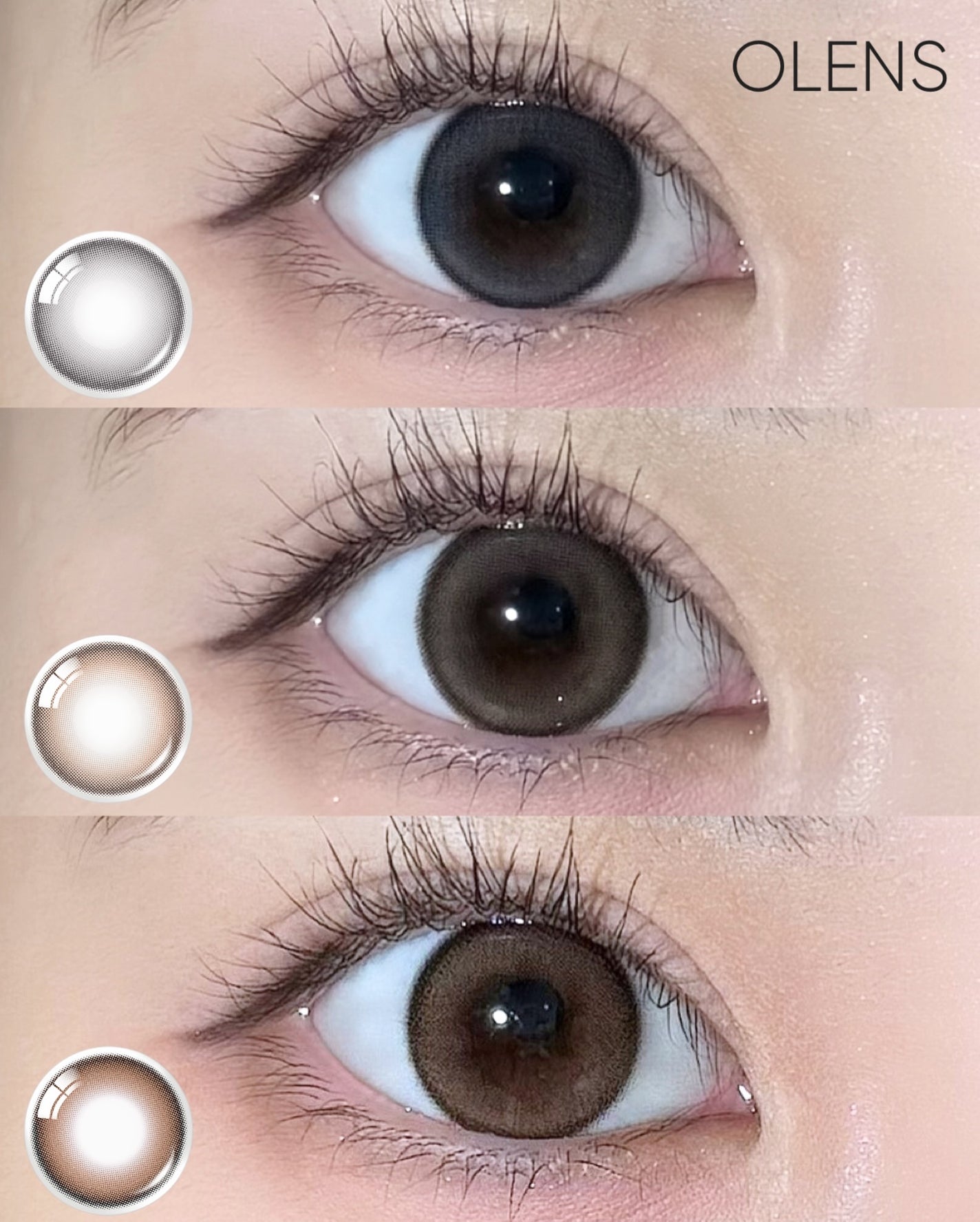 Moodnight 1day/OLENS/ワンデー(1DAY)カラコンを使ったクチコミ(1枚目)