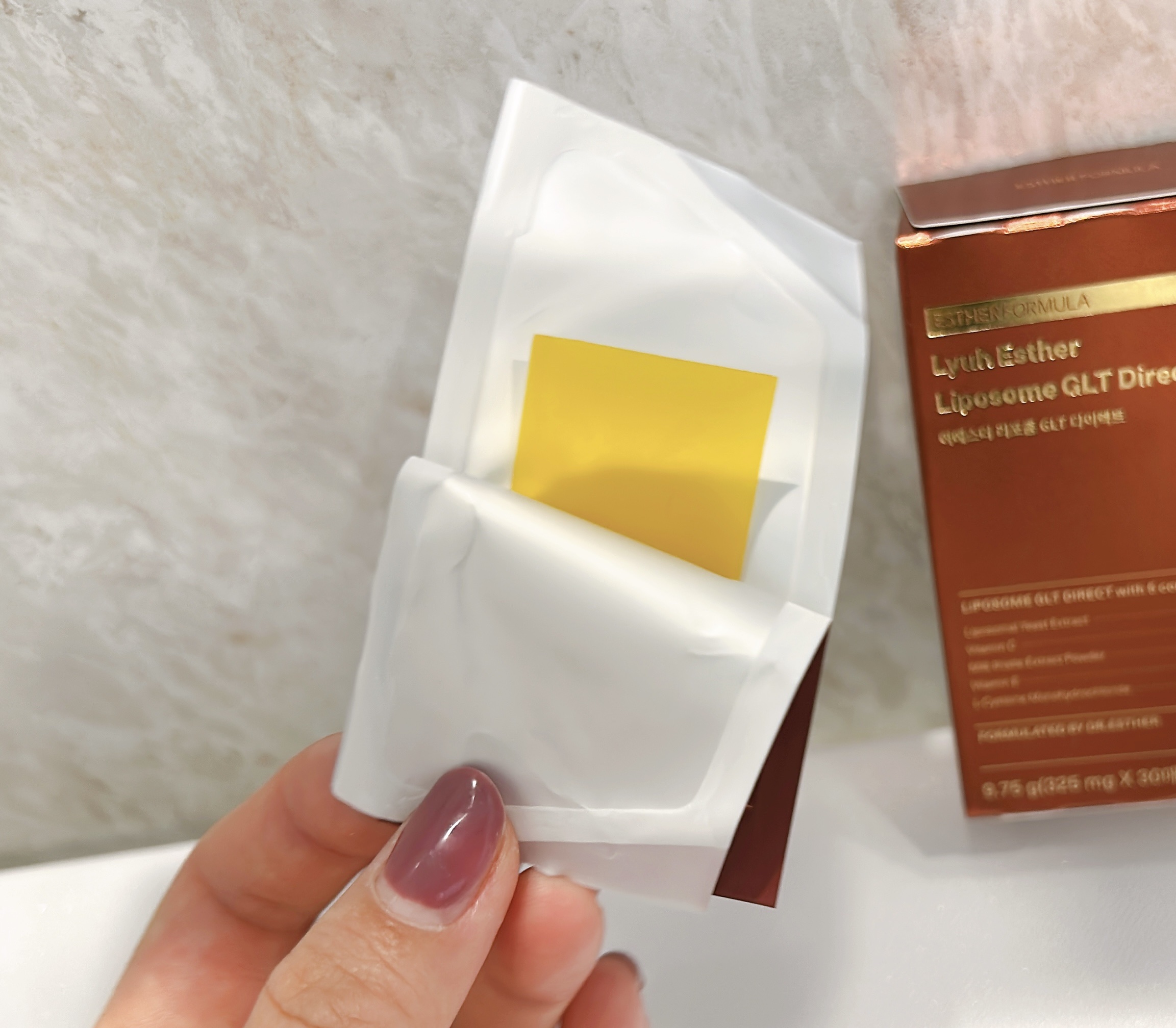 ESTHER FORMULA ヨエスター リポソーム GLT ダイレクトのクチコミ「ESTHER FORMULA
ヨエスターリポソームGLTダイレクト

＼高吸収ｘ高浸透を追求し.....」（3枚目）