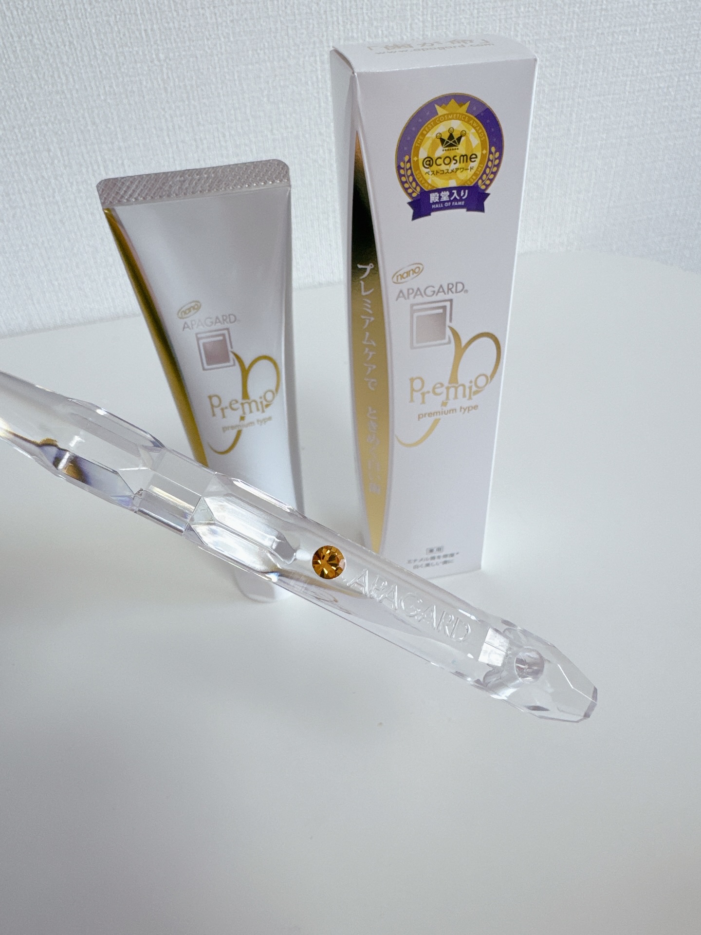 アパガードクリスタル歯ブラシ/アパガード/歯ブラシを使ったクチコミ（3枚目）