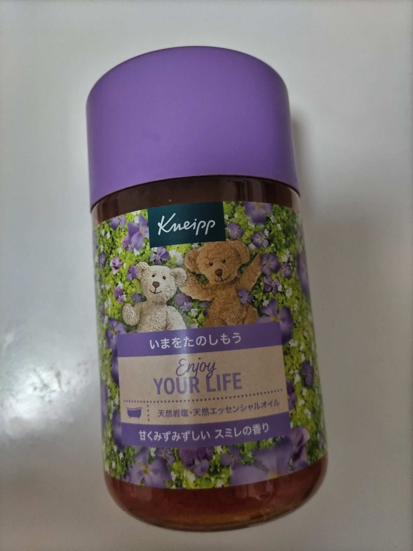 クナイプ バスソルト スミレの香り/クナイプ/無機塩系入浴剤を使ったクチコミ(1枚目)