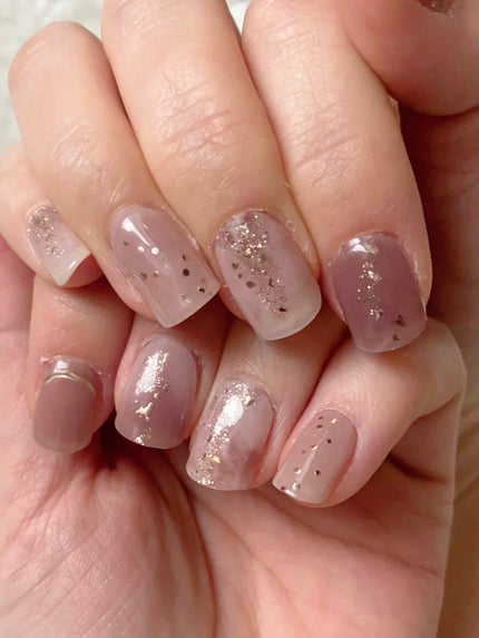 セミキュアジェルネイル(ハンド)/ohora/ネイルシールを使ったクチコミ(3枚目)