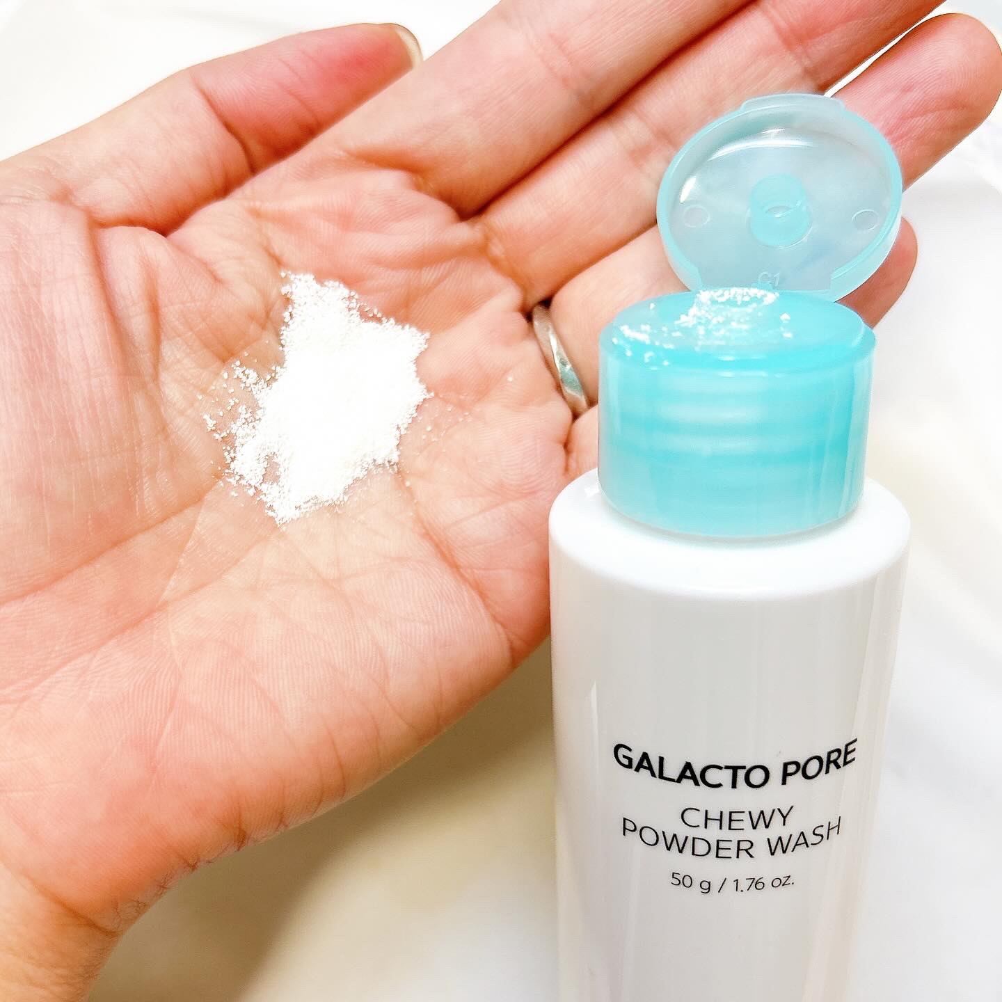 サミュ ガラクトポア チューイー パウダーウォッシュ/SAM'U/洗顔パウダーを使ったクチコミ（2枚目）