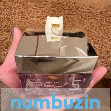 5番 白玉グルタチオンCメラゼロクリーム/numbuzin/フェイスクリームを使ったクチコミ(1枚目)