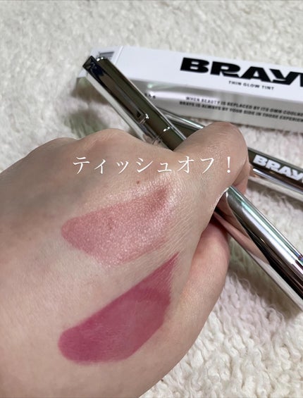 THIN GLOW TINT/BRAYE/口紅を使ったクチコミ(4枚目)