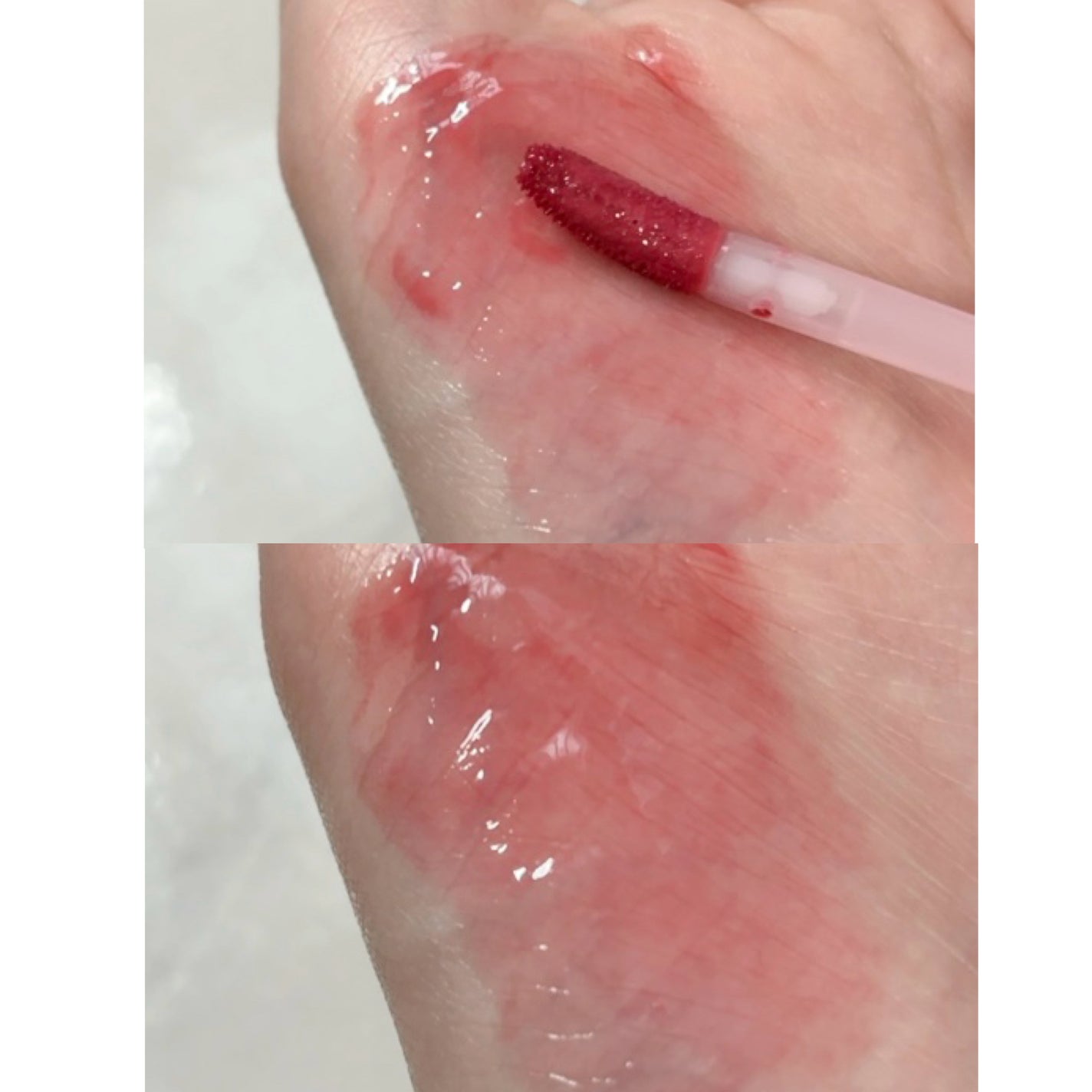 ジューシーデューイグロウティント/dasique/リップティントを使ったクチコミ(4枚目)