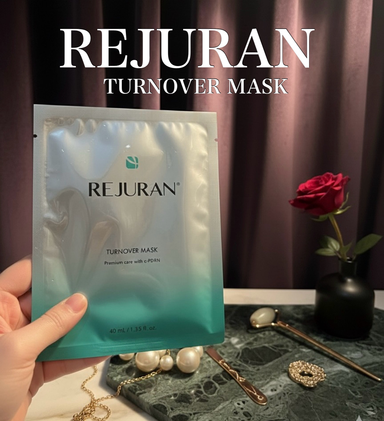 REJURAN ターンオーバーマスク(5枚入り)/REJURAN COSMETICS/シートマスク・パックを使ったクチコミ（1枚目）