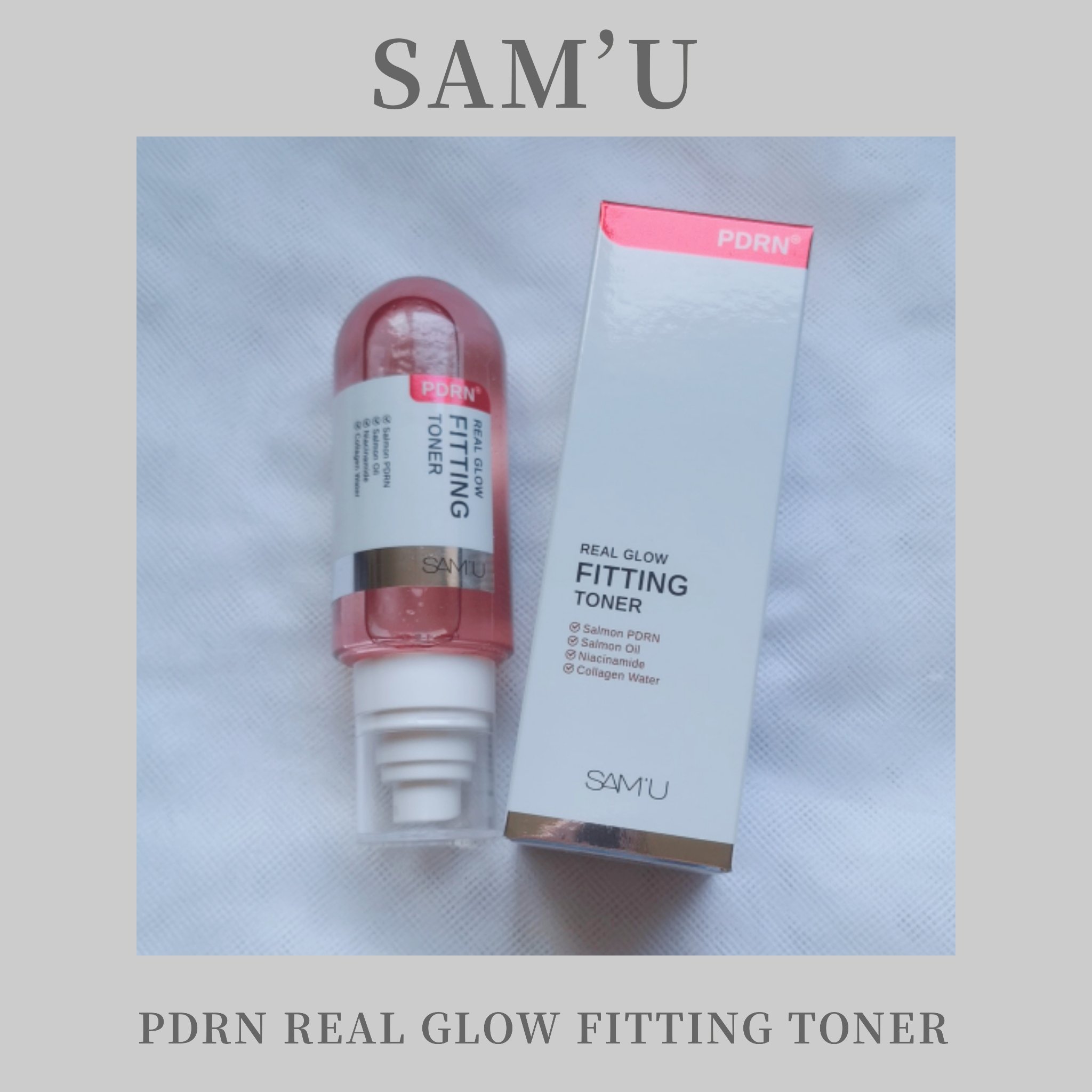 PDRNリアルグロウフィッティングトナー/SAM'U/ミスト状化粧水を使ったクチコミ（1枚目）