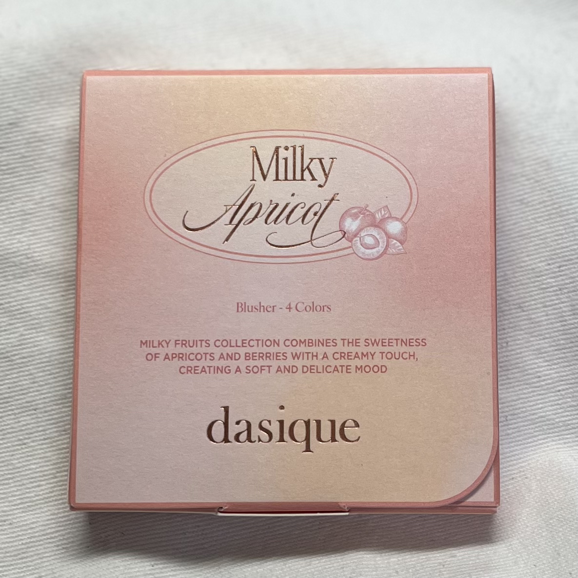 ブレンディングムードチーク 18 ミルキーアプリコット/dasique/パウダーチークを使ったクチコミ（3枚目）