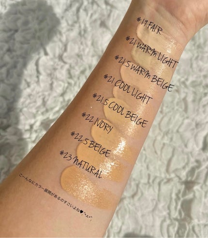 ウォーターレイヤーフィットクッション/ABOUT TONE/クッションファンデーションを使ったクチコミ(3枚目)