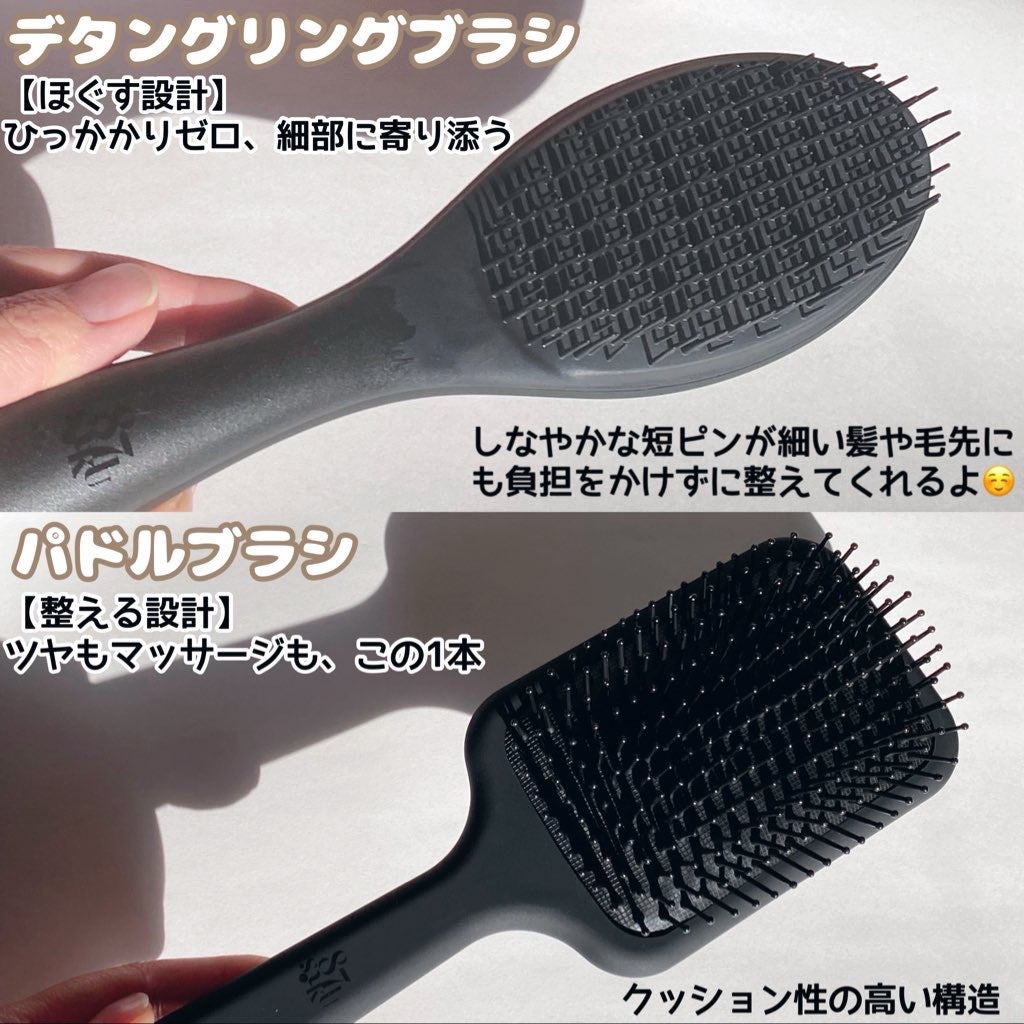 87saku ハナサク デタングリングブラシ/87saku/ヘアブラシを使ったクチコミ(2枚目)