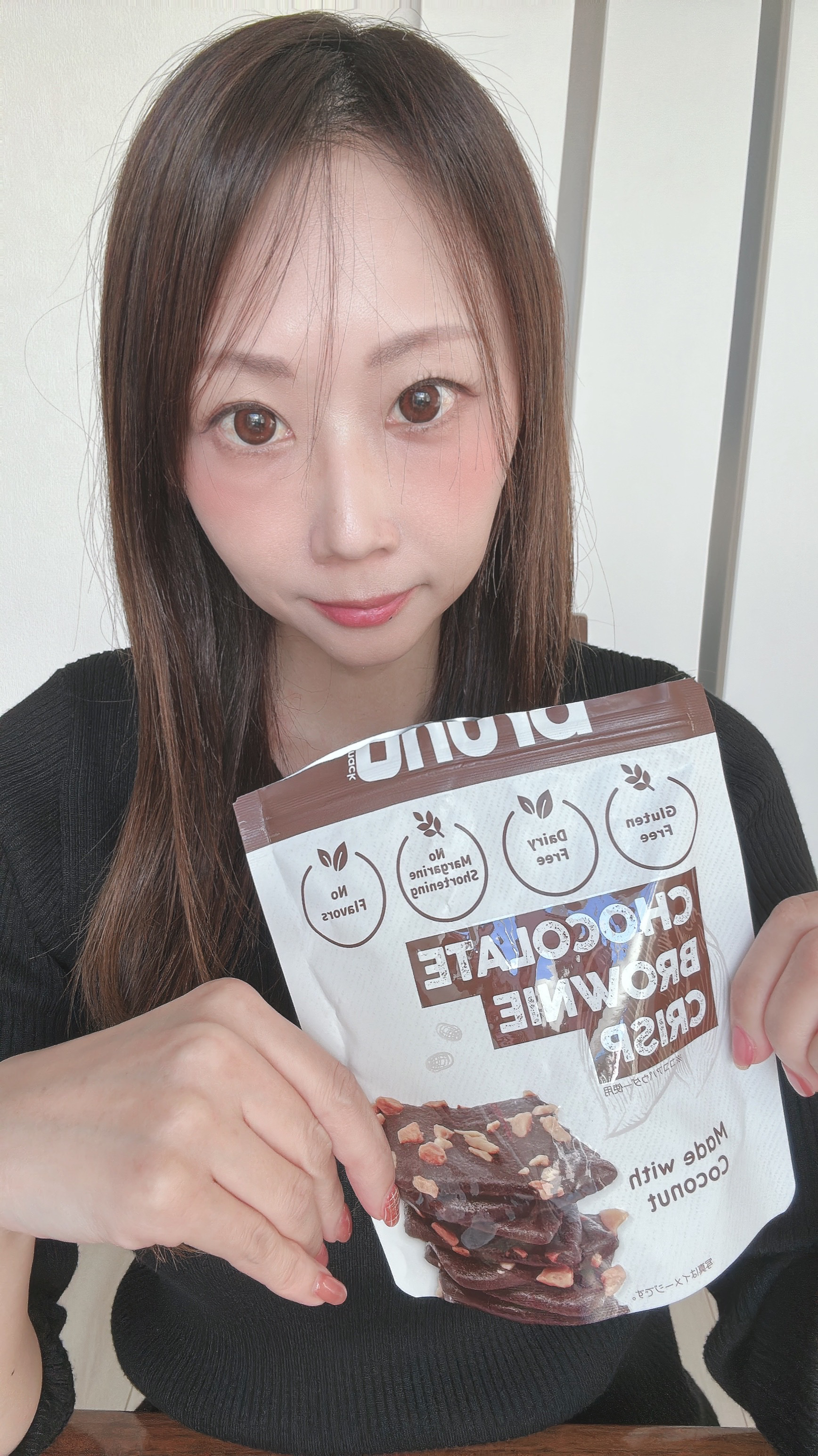 クリスピーブラウニーチョコレート/bruno snak/食品を使ったクチコミ（3枚目）