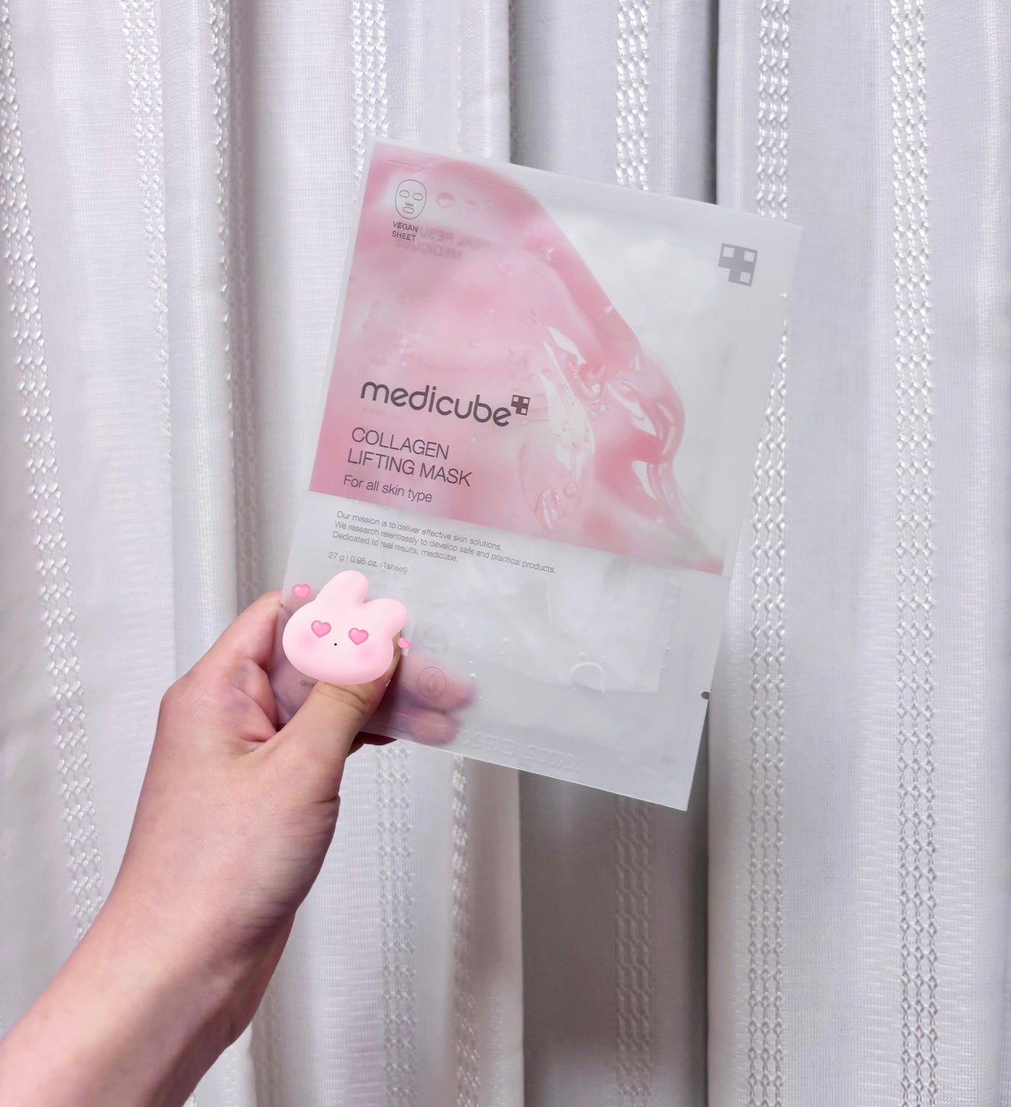 もち肌コラーゲンリフティングマスク/MEDICUBE/シートマスク・パックを使ったクチコミ(1枚目)