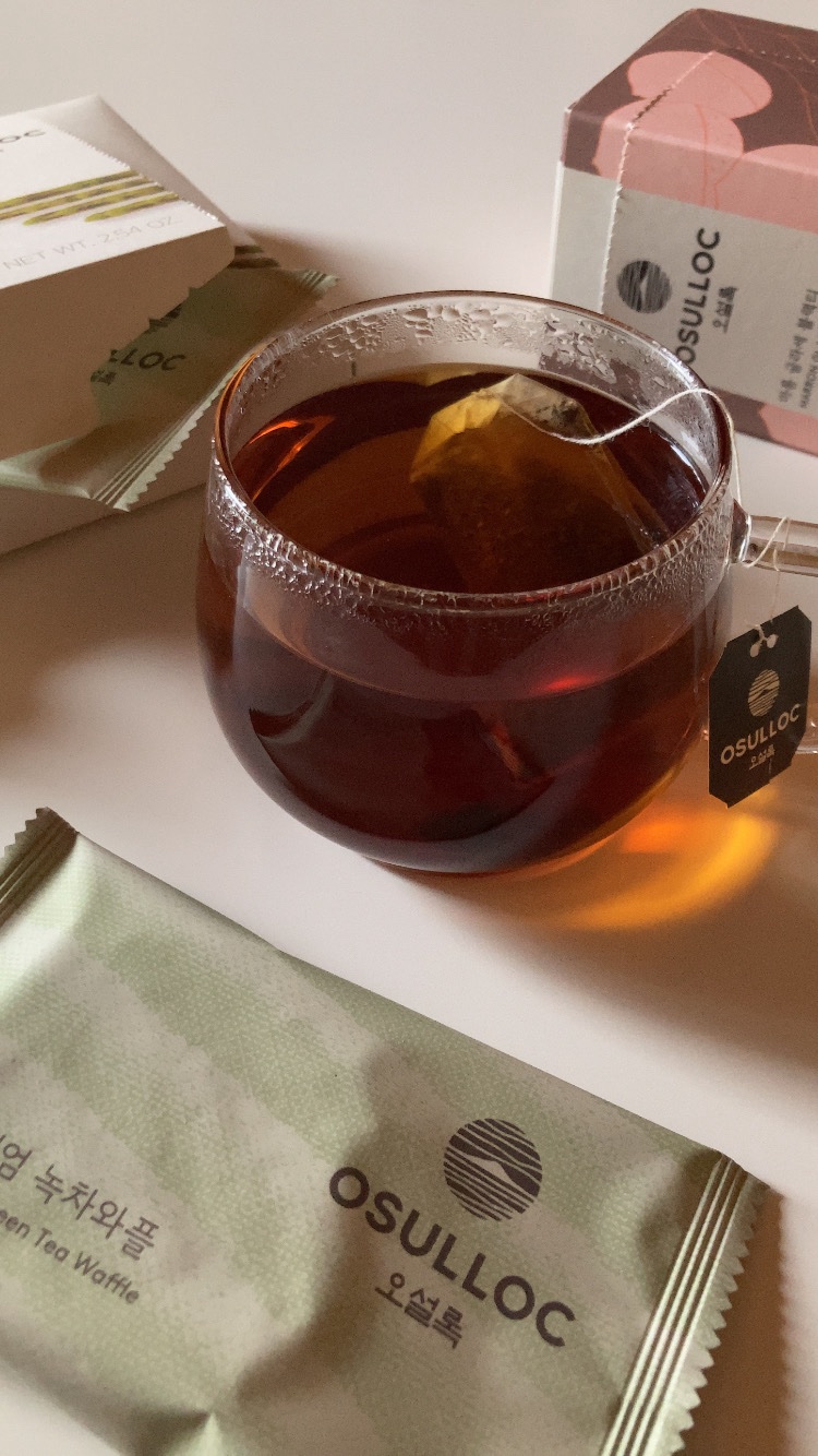 マロングラッセ紅茶/OSULLOC/その他ドリンクを使ったクチコミ（2枚目）