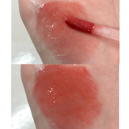 ジューシーデューイグロウティント/dasique/リップティントを使ったクチコミ(4枚目)