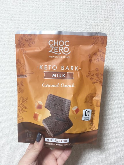 チョコレート キャラメル/choczero /低糖質食品を使ったクチコミ(3枚目)