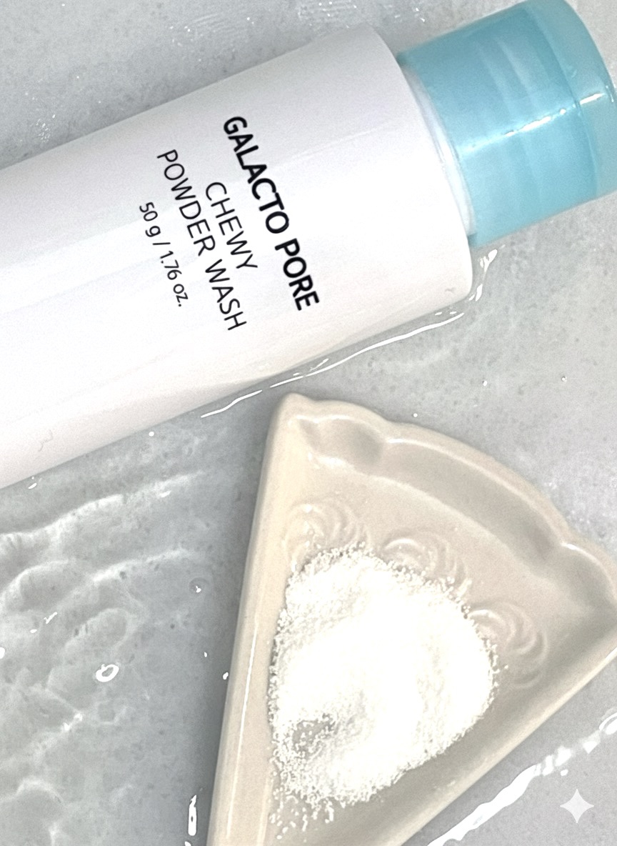 サミュ ガラクトポア チューイー パウダーウォッシュ/SAM'U/洗顔パウダーを使ったクチコミ（2枚目）