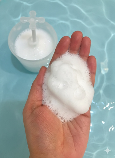 ほいっぷるん/DAISO/その他スキンケアグッズを使ったクチコミ（2枚目）