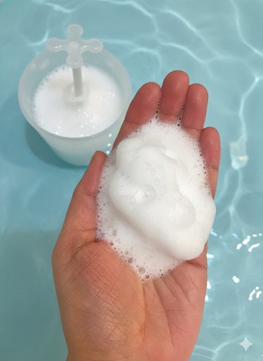 ほいっぷるん/DAISO/その他スキンケアグッズを使ったクチコミ(2枚目)