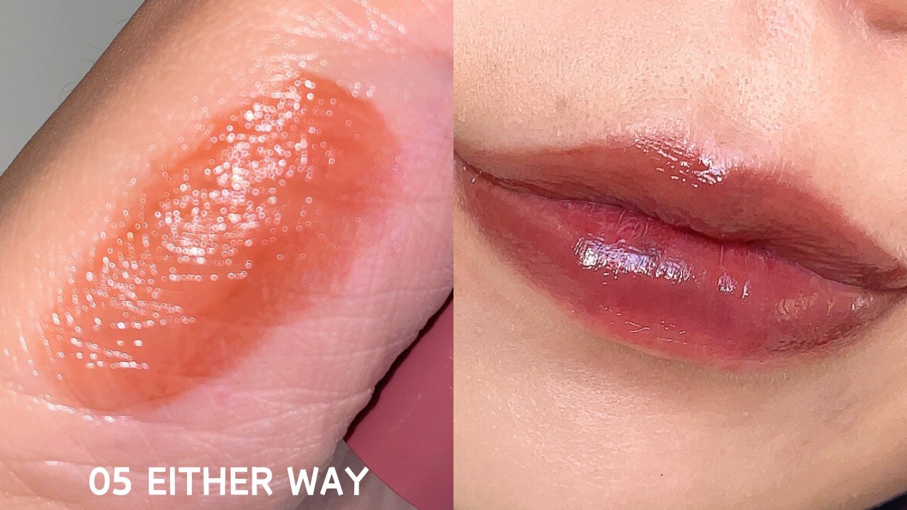 Dewy Syrup Tint/EITHER&/口紅を使ったクチコミ(7枚目)