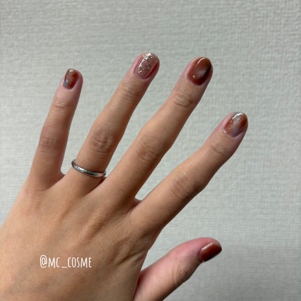 ジェルネイル(ライト対応)/セリア/ジェルネイルを使ったクチコミ(3枚目)