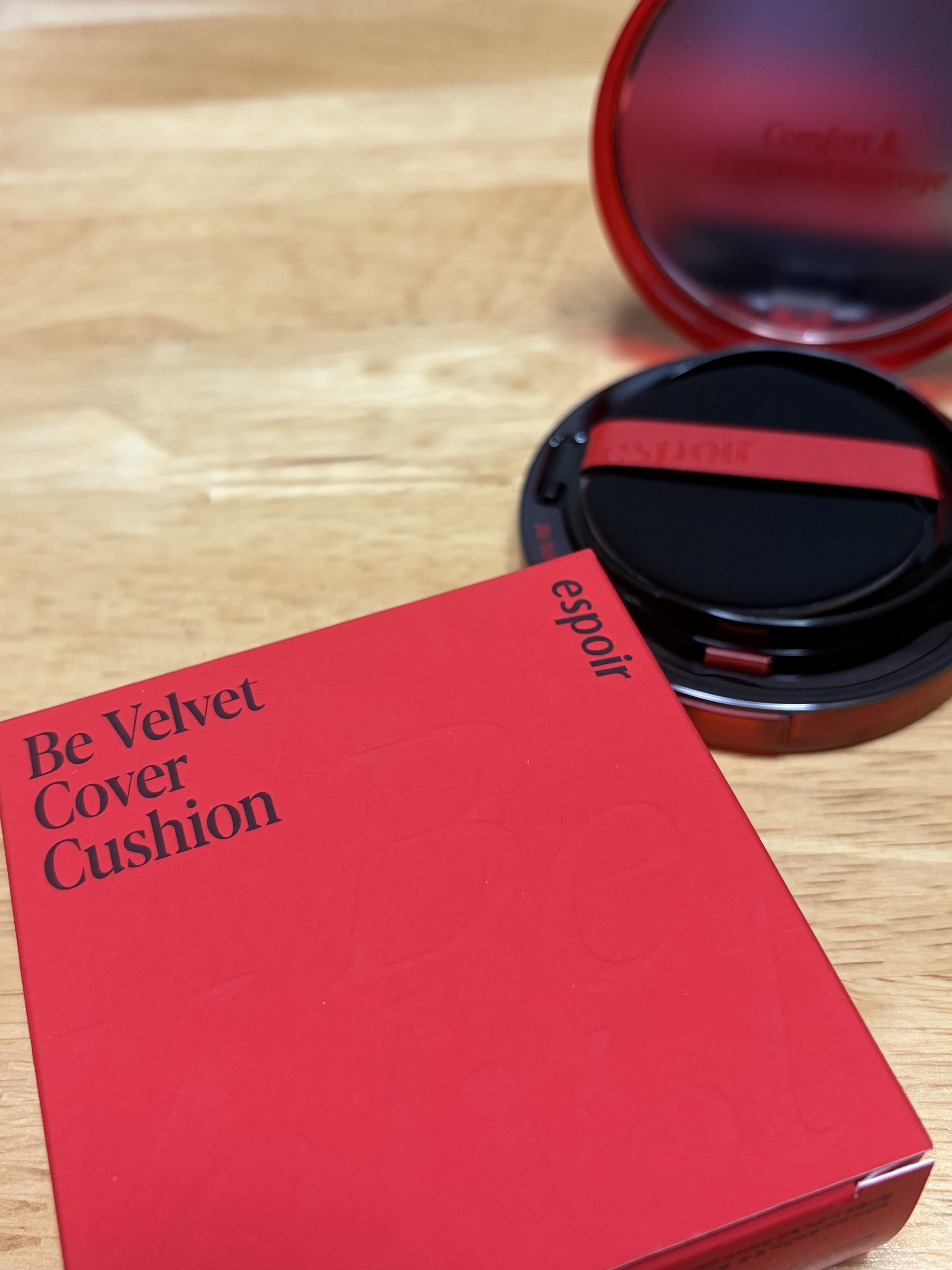 ビーベルベットカバークッション/espoir/クッションファンデーションを使ったクチコミ（2枚目）