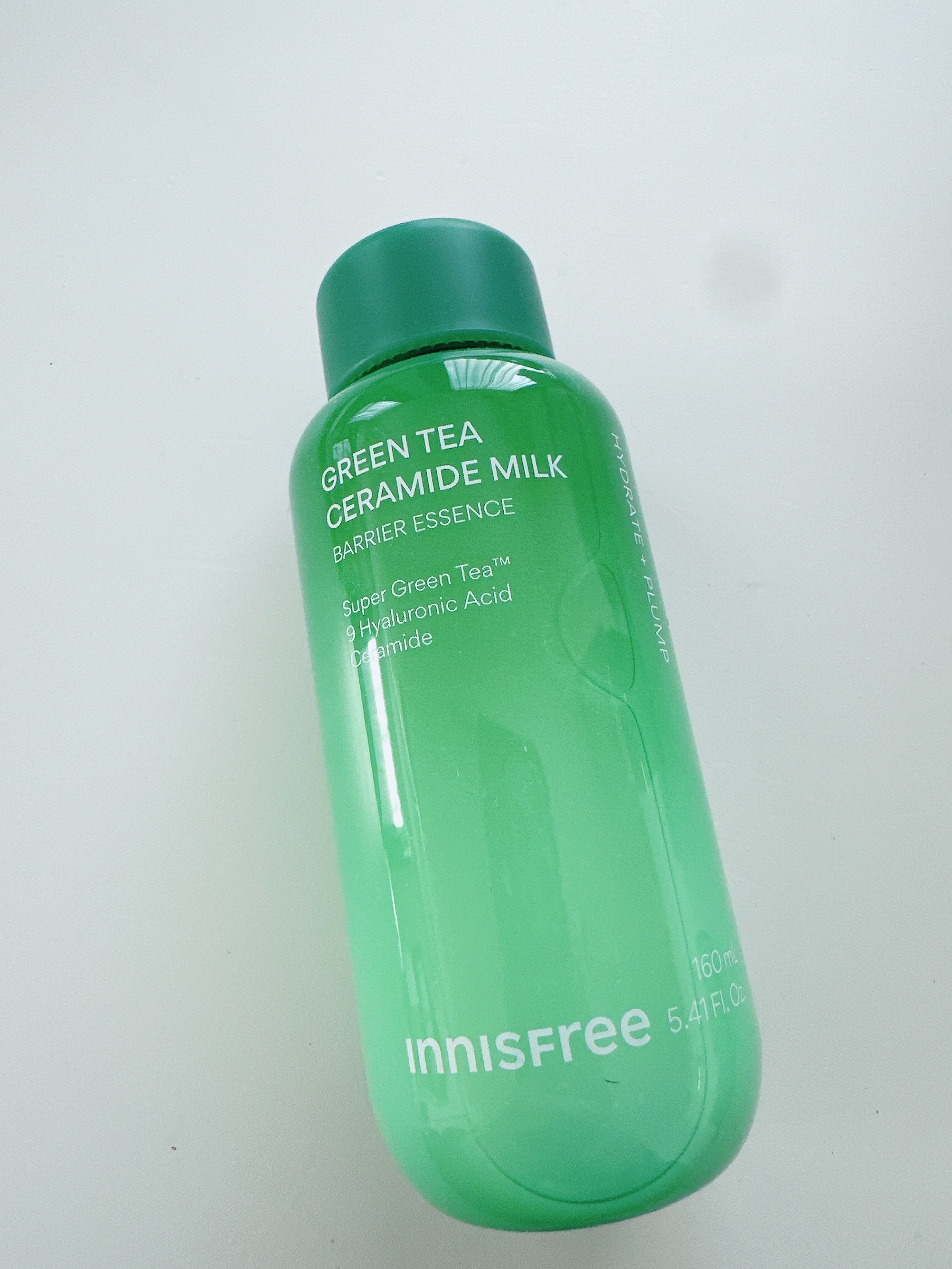 グリーンティー セラミド ミルク エッセンストナー/innisfree/化粧水を使ったクチコミ（2枚目）