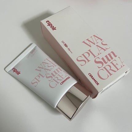ウォータースプラッシュサンクリーム セラミド/espoir/日焼け止めクリームを使ったクチコミ(1枚目)