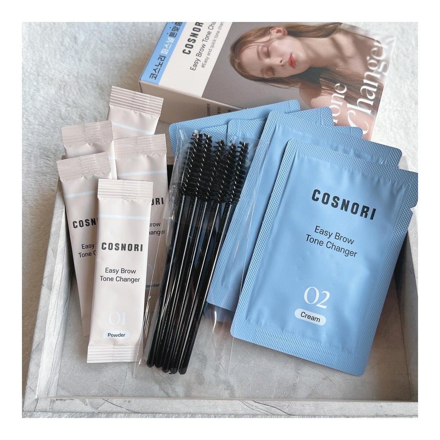 イージーブロウトーンチェンジャー/COSNORI/その他化粧小物を使ったクチコミ(2枚目)
