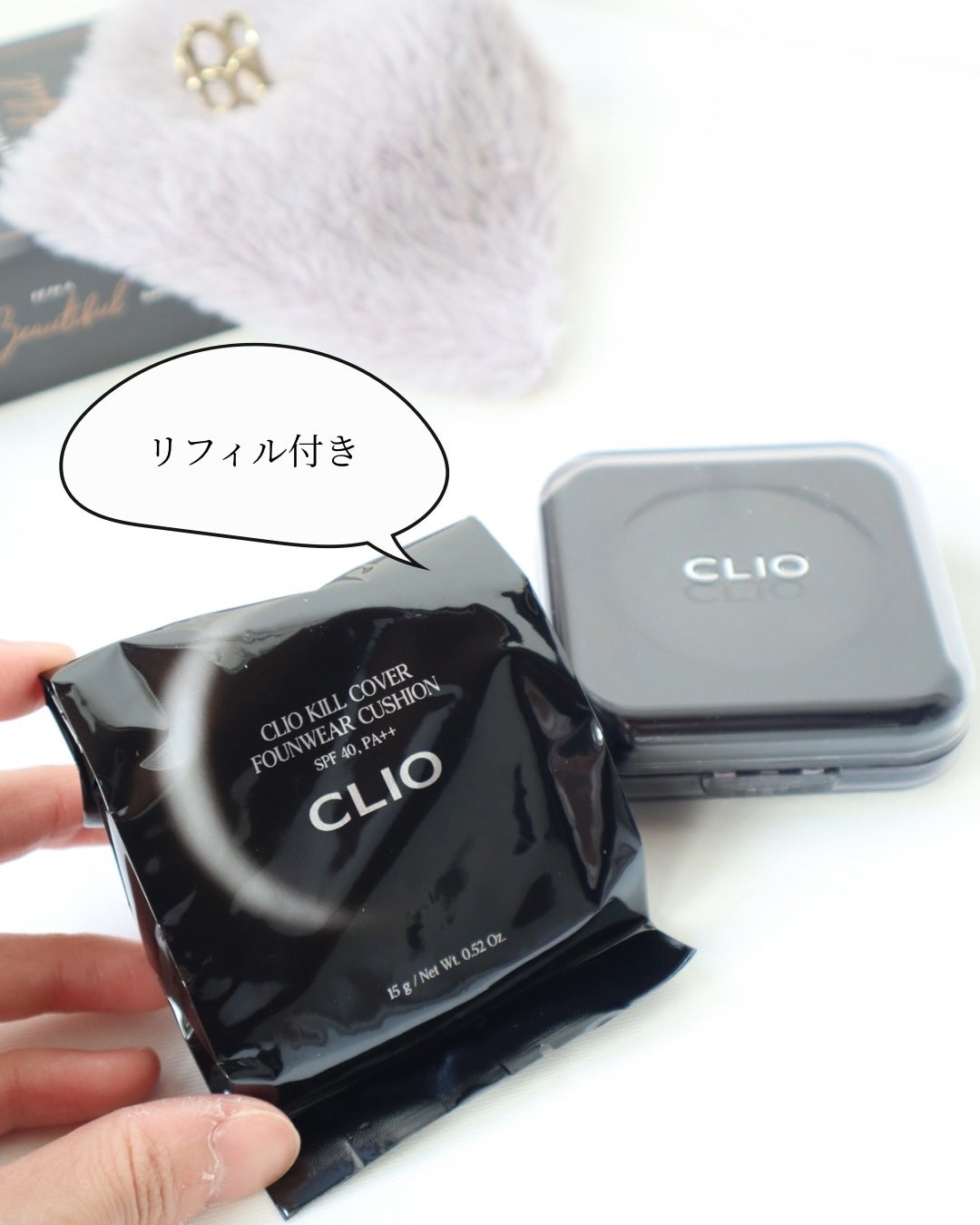 キル カバー ファンウェア クッション/CLIO/クッションファンデーションを使ったクチコミ(4枚目)