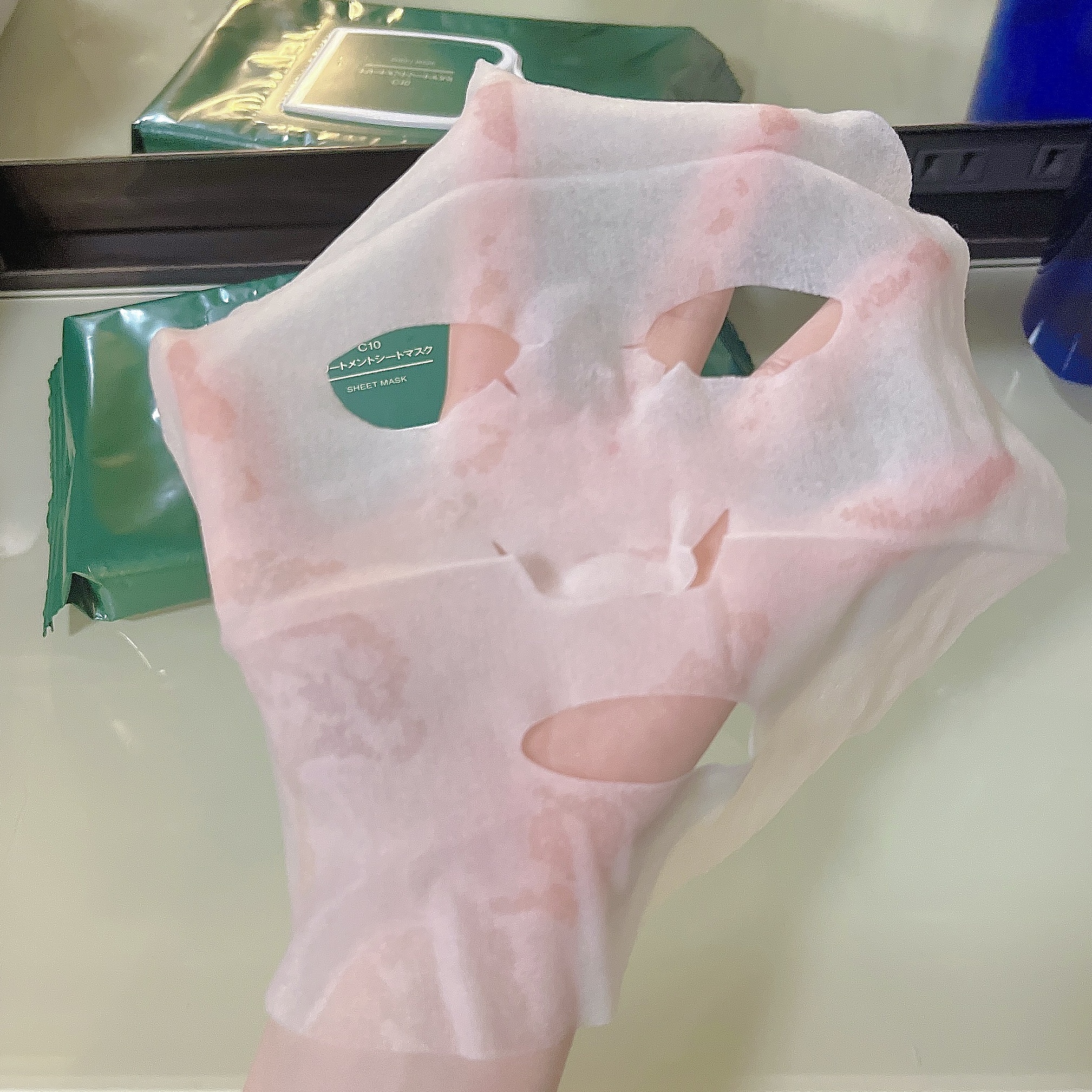  c10 トリートメントシートマスク/無印良品/シートマスク・パックを使ったクチコミ（2枚目）