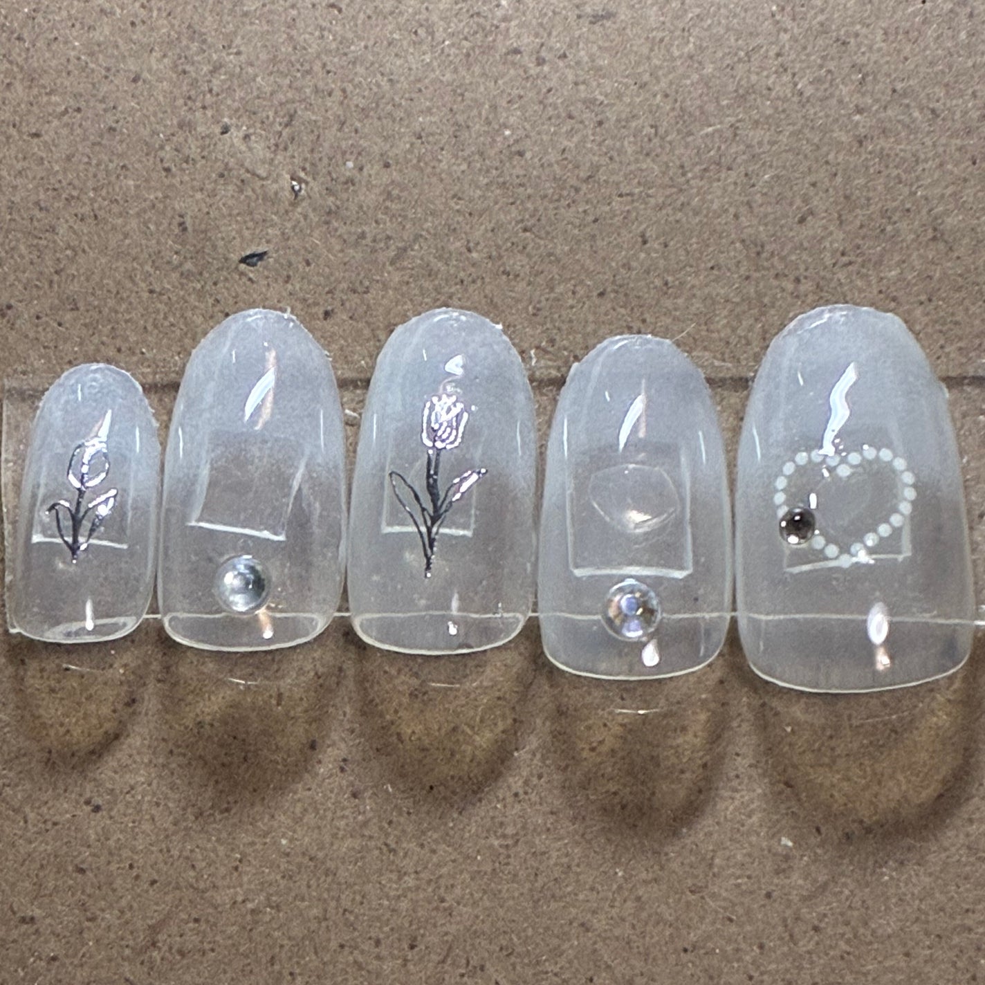 ジェルネイル(ライト対応)/セリア/ジェルネイルを使ったクチコミ(5枚目)