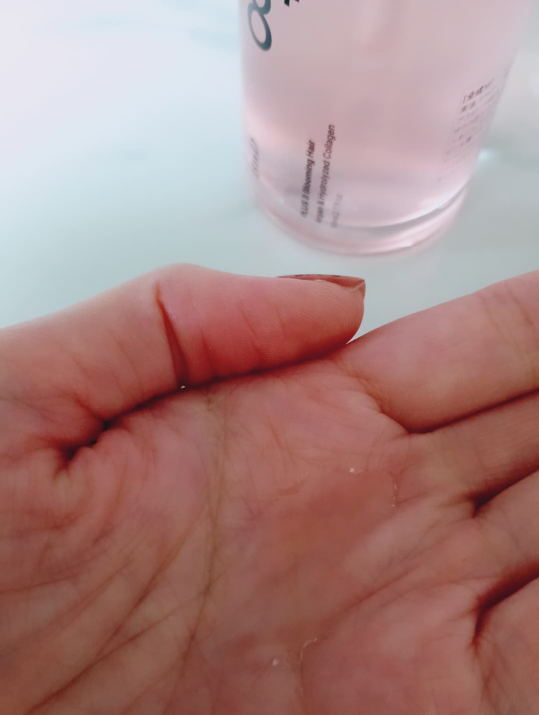 8+ブルーミングヘアオイル　ナチュラルフローラルの香り/BnD/ヘアオイルを使ったクチコミ（3枚目）