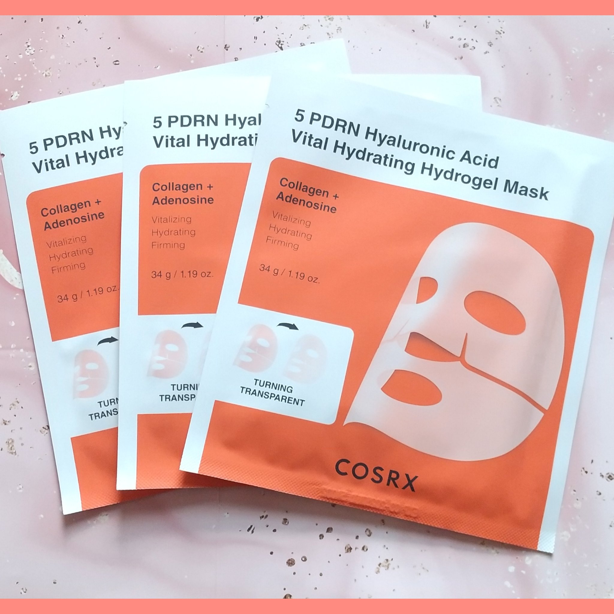 5 PDRN ヒアルロン酸 バイタル ハイドレイティング ハイドロゲルマスク/COSRX/シートマスク・パックを使ったクチコミ（2枚目）