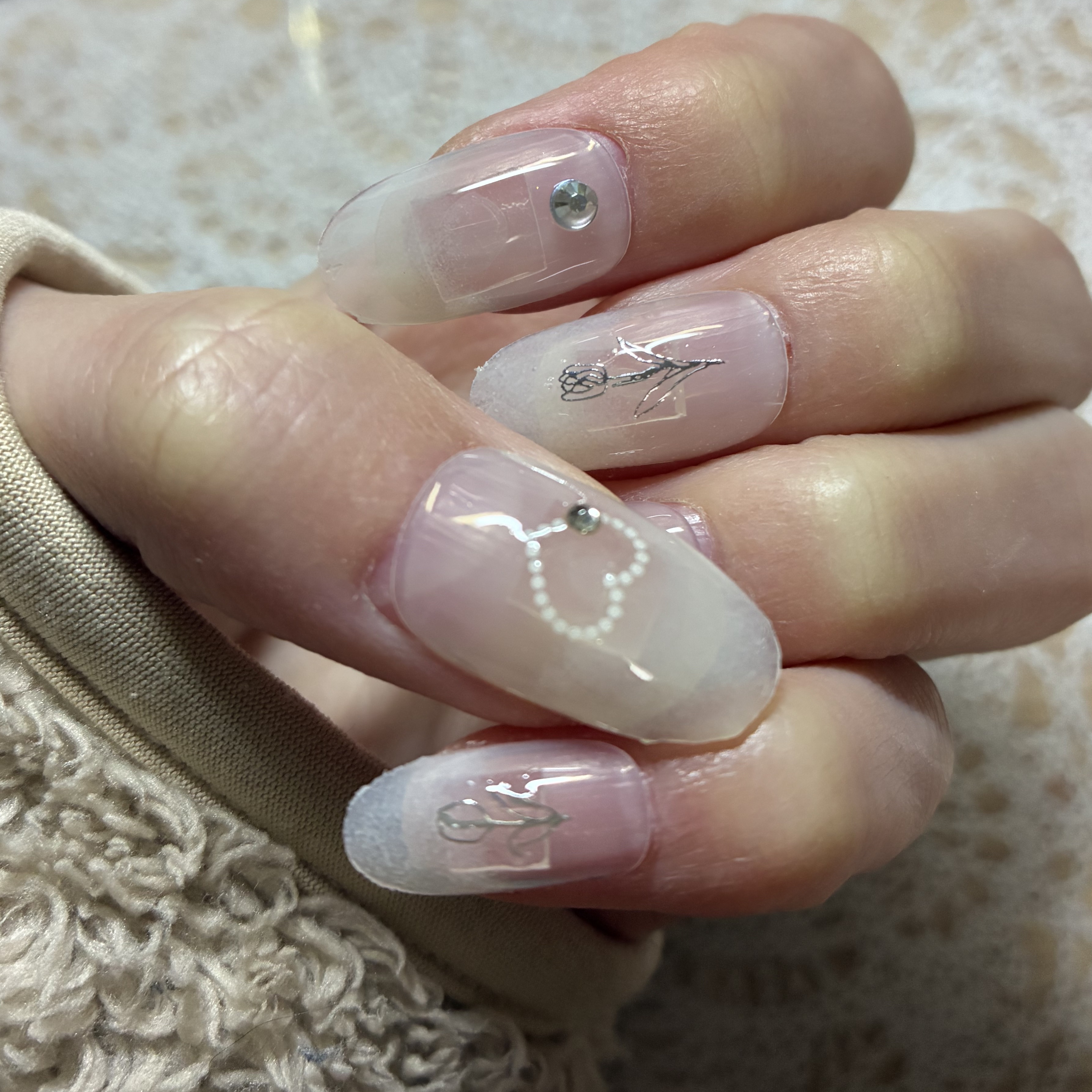 ジェルネイル（ライト対応）/セリア/ジェルネイルを使ったクチコミ（3枚目）