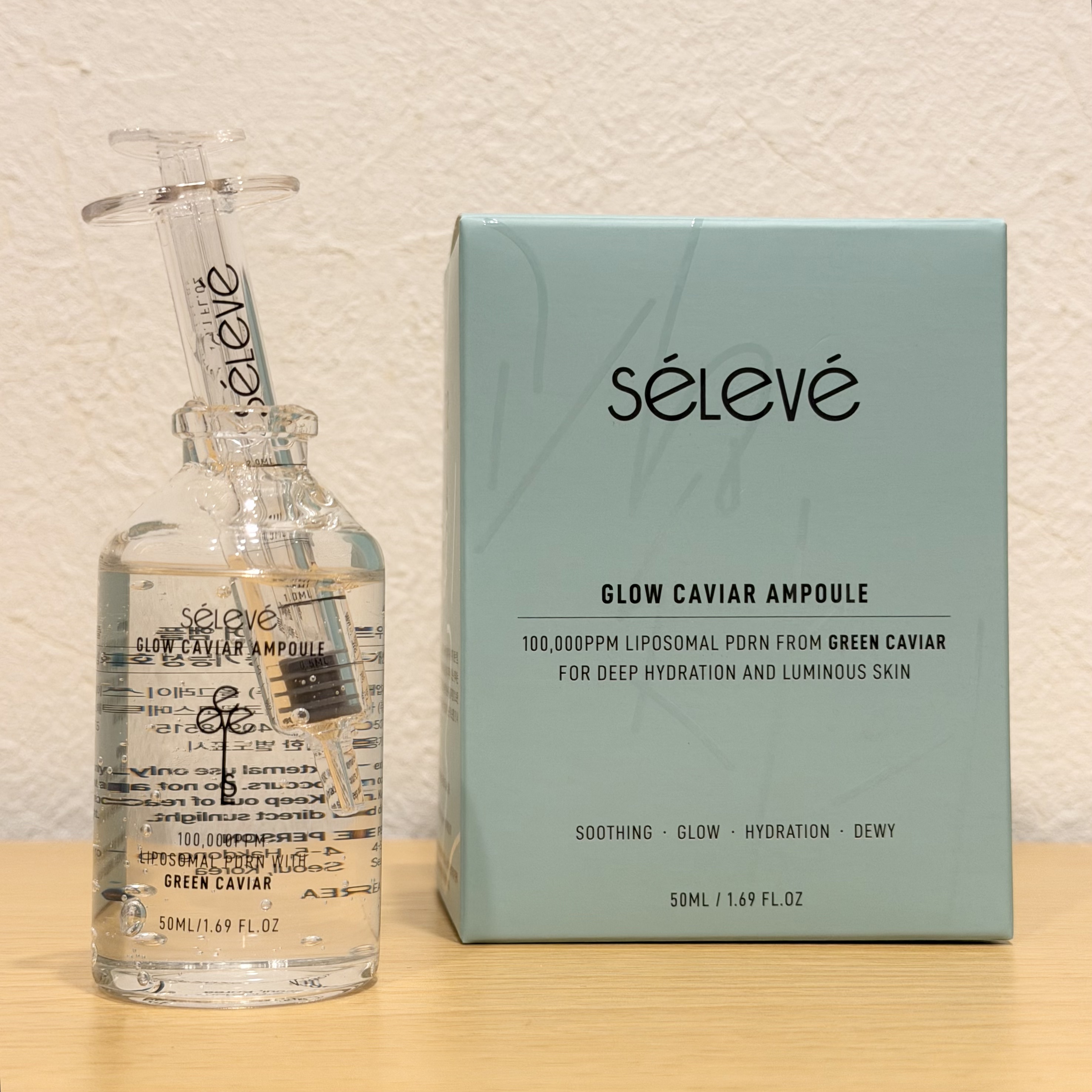 グロウキャビアアンプル/SELEVE/美容液を使ったクチコミ（1枚目）