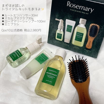ローズマリー スカルプ スクラブ/AROMATICA/ヘッドスクラブを使ったクチコミ(4枚目)