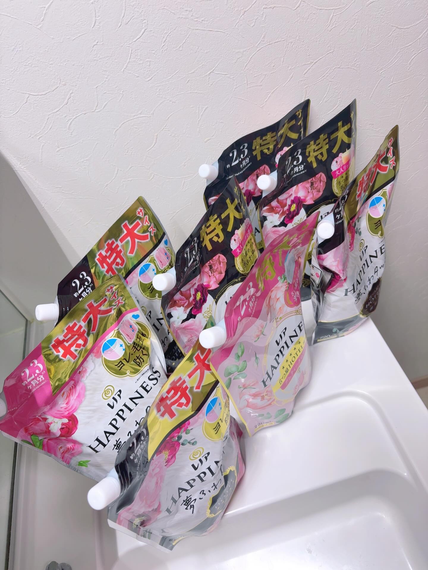 レノアハピネス 夢ふわタッチ アンティークローズ/レノア/柔軟剤を使ったクチコミ（2枚目）