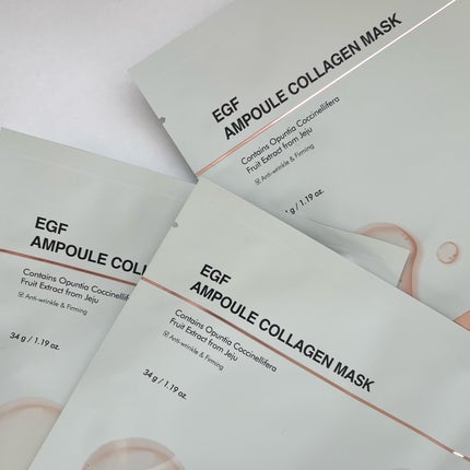 EGF アンプルコラーゲンマスク/BY ECOM/シートマスク・パックを使ったクチコミ(1枚目)