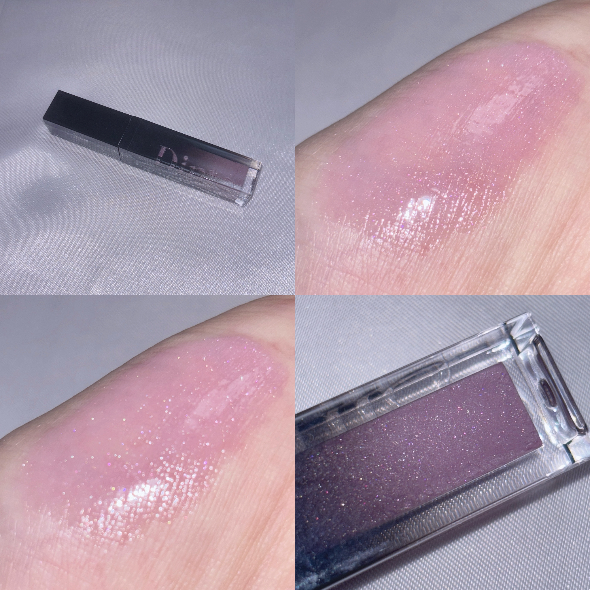 ボリュームパールキッスグロス #124 ミスベル/Dinto/リップグロスを使ったクチコミ（2枚目）